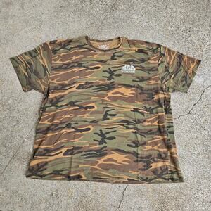Vtg Y2k MAC TOOLS Spellout Graphic Camo Automotive Workwear Baggy T Shirt XXL